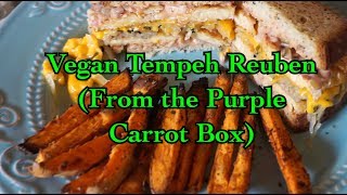 Vegan Tempeh Reuben from Purple Carrot