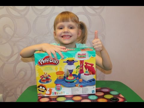 Набор Play Doh Плей До Сладкая вечеринка Распаковка, обзор