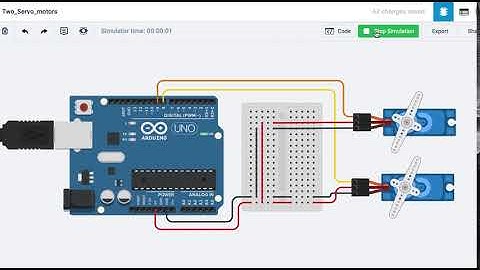 Two Servo Motors Simulation