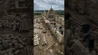 El nacimiento de una catedral gótica Siglo XIII   #catedral #gotica #gótico #cristiano