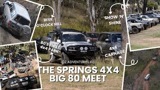 THE BIG 80 MEET | Beer O'Clock Hill | NISSAN ROLLOVER & Snapped Tailshaft's | 80'S FIRST 4X4 PARK