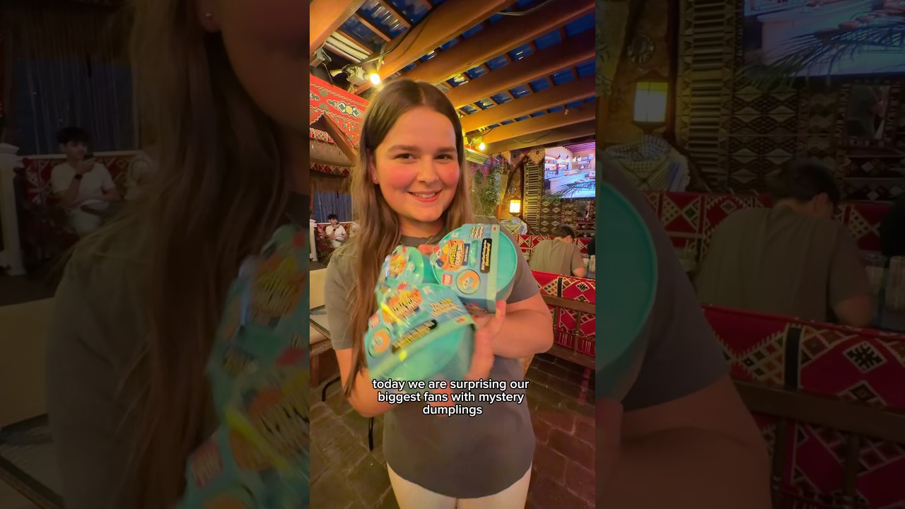 SURPRISING OUR FANS WITH SQUISHY DUMPLINGS!! 🥹❤️ #shorts