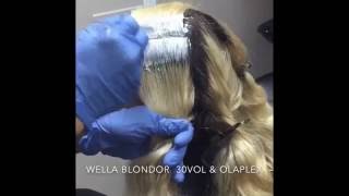 How to bleach &amp; tone roots .