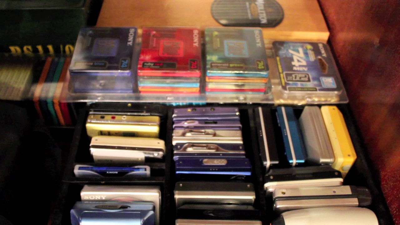 MINIDISC COLLECTION UPDATE (Feb. 2017) YouTube