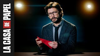 La Casa De Papel Tutorial De Origami Del Profesor Netflix