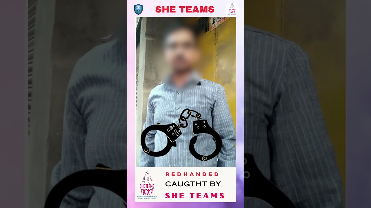 SHE TEAMS caught eve teasers red handed, eve teasers be careful...SHE TEAMS watching you !!