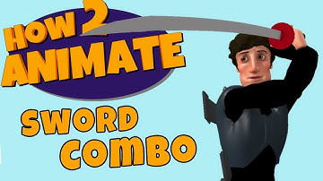 How to animate a Basic Sword Combo Attack | 3D Maya Animation Tutorial | HOW 2 ANIMATE
