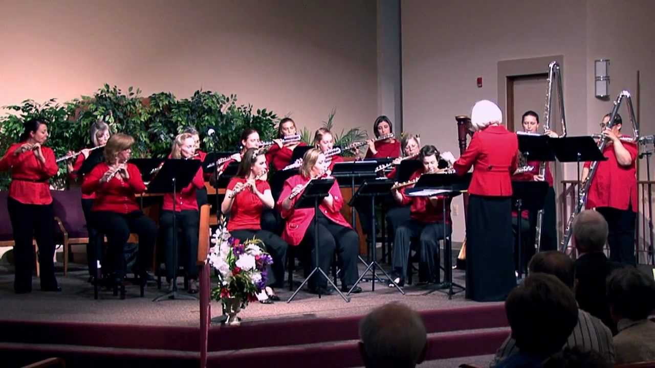 "Flight of the Bumblebee" performed by the Columbia Flute Choir YouTube