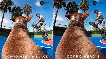 GoPro Hero 9 Black VS GoPro Hero 8 FOOTAGE COMPARISON | 5K VS 4K ACTION!