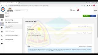2 Thinqi LMS Course details and settings