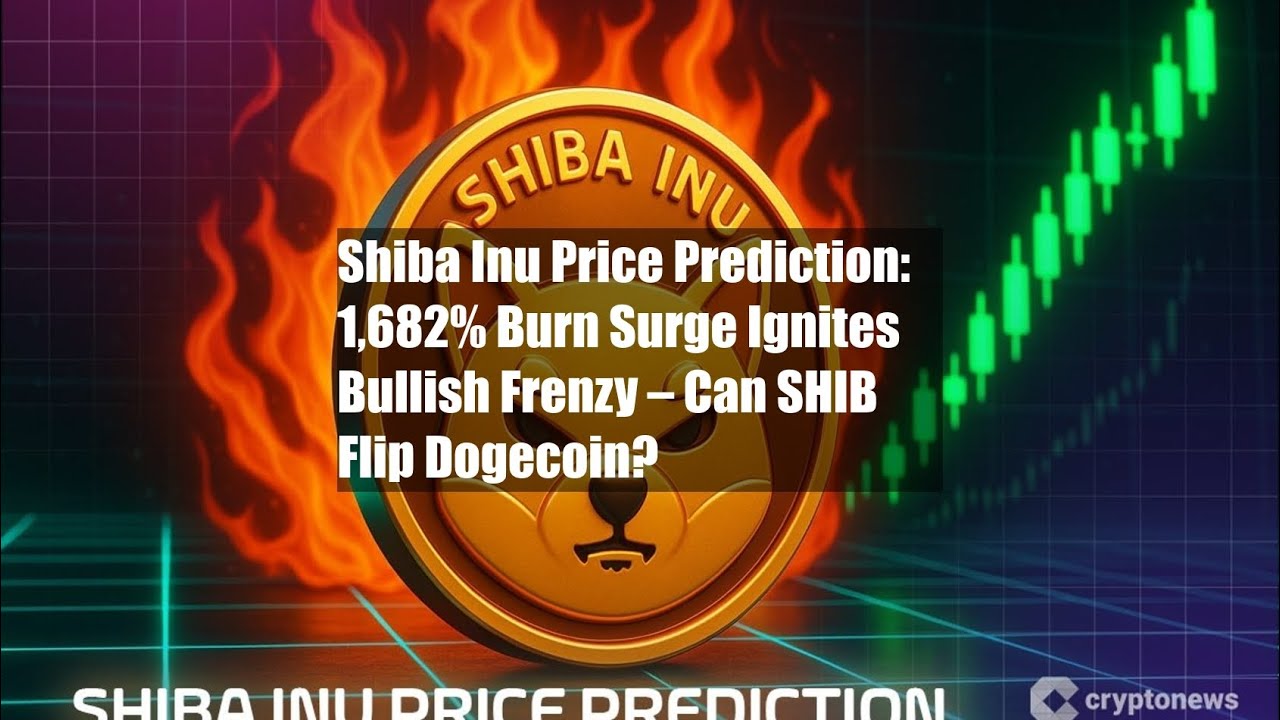 Shiba Inu Price Prediction: 1,682% Burn Surge Ignites Bullish - YouTube
