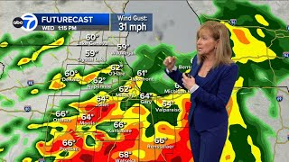 ABC7 AccuWeather Forecast Chicago: Wednesday, June 17, 2026 - Severe storms; risk of large tornadoes
