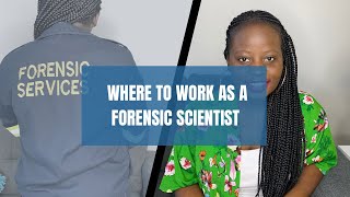 WHERE DO FORENSIC SCIENTISTS 👩🔬 WORK? Public/Private Sector, units and what each section does