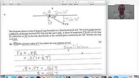 Cambridge A Level Mechanics May/June 2020 Paper 41