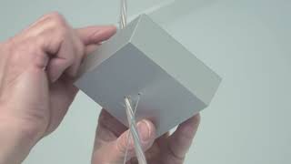 Ley suspended - 90° corner - diffuser