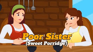 Poor and Hungry Sisters || Sweet Porridge || English Stories ||@ENGLISH_STORIES549 #shortstories