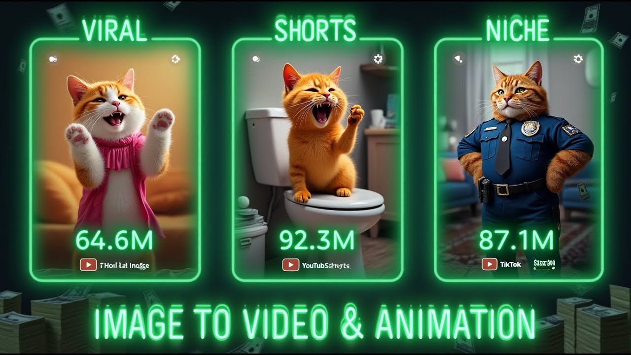 How To Make Viral Cat SHORTS with AI for FREE! (Easy Tutorial) - YouTube