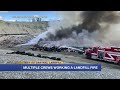 Firefighters battle Mat-Su landfill fire; crews expected overnight