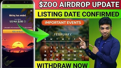 ZOO AIRDROP LISTING DATE CONFIRM | $ZOO TOKEN WITHDRAW | ZOO TOKEN PRICE PREDICTION | @CryptoSanjit