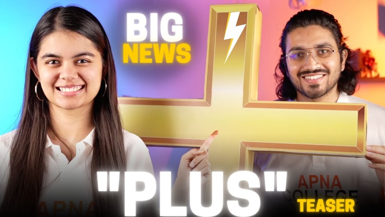 We are Launching PLUS 🔥: Trailer | Our Biggest Launch till Now : 1 Day to Go!