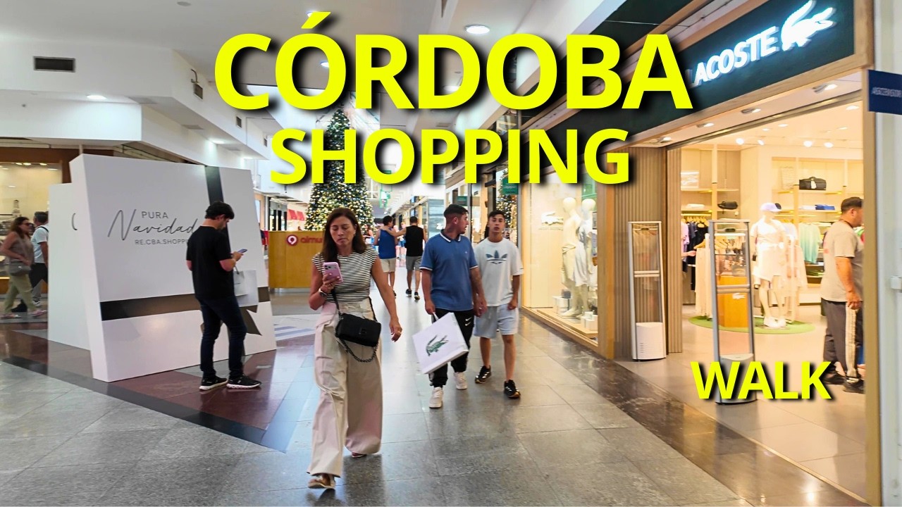 ¿Qué hace tan especial al Córdoba Shopping? | Walking Tour por el interior del mall | Argentina 4K”