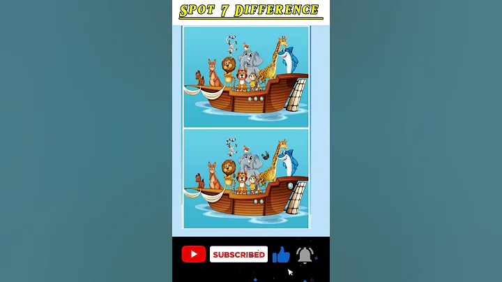 Good Eye People Can Find The Differences 🔎 #spotthedifference #puzzle #shortvideo