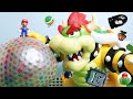 マリオのおもちゃ 必殺技で大きなクッパを攻略してみた！Mario vs Bowser, Super Mario GAME