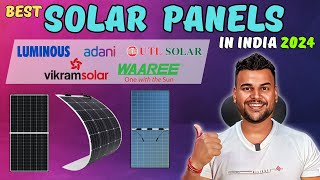 Best Solar Panels 2024 | Best Solar Panels in India 2024 | Solar Panels for Home | Solar Panel Price