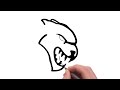 How To Draw A Simple Hellcat Logo Easy Step By Step How To Draw A Simple Hellcat Logo Easy Step By Step
