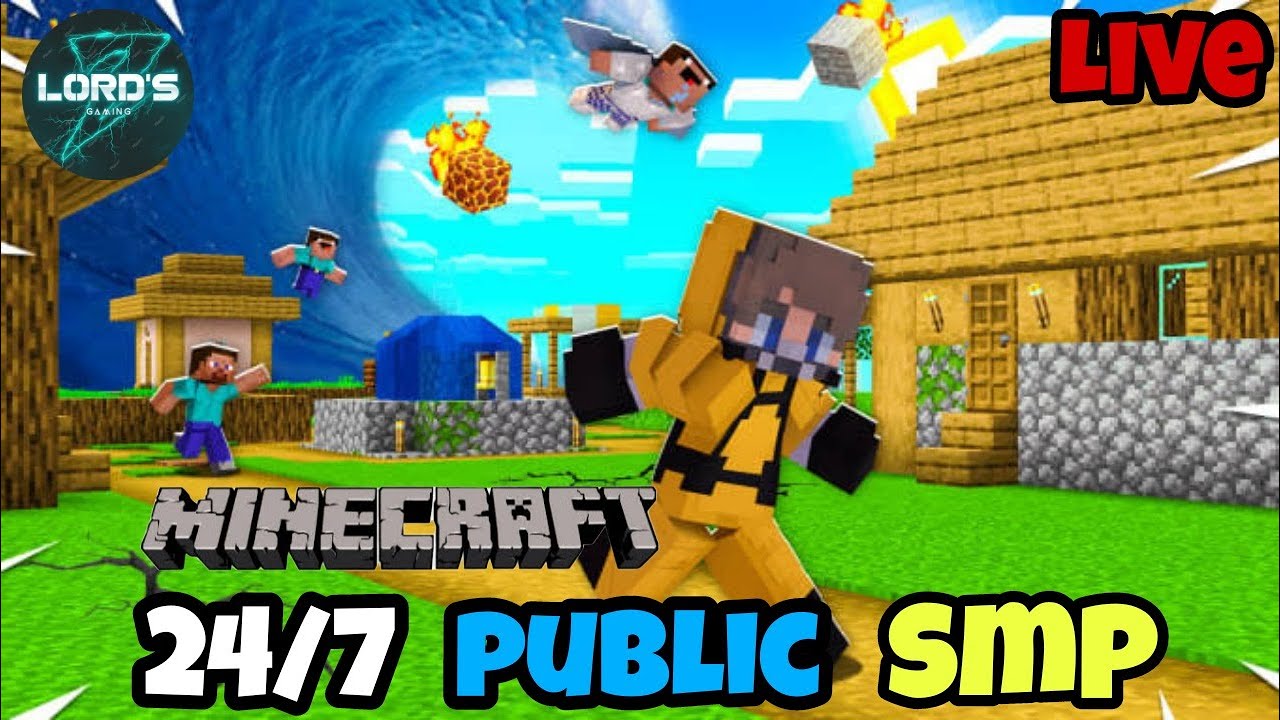 Minecraft Live With Subscribers - 24/7 Public Smp | Java + Pe / Bedrock ...