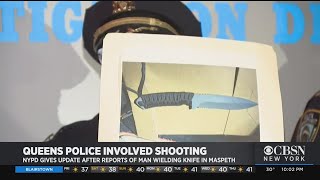 NYPD Gives Update On Police-Involved Shooting In Queens