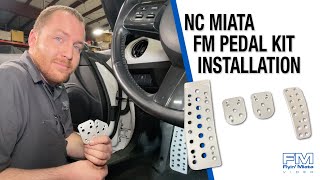 How to Install FM Pedals in your NC Miata - Step by step installation guide