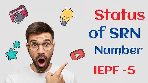 CHECK STATUS OF SRN NUMBER AFTER FILLING IEPF 5 FORM | www.iepfportal.in