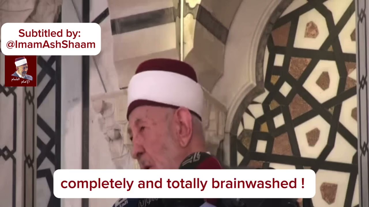 Imam Al Bouti’s Last Advice To The Syrian Army