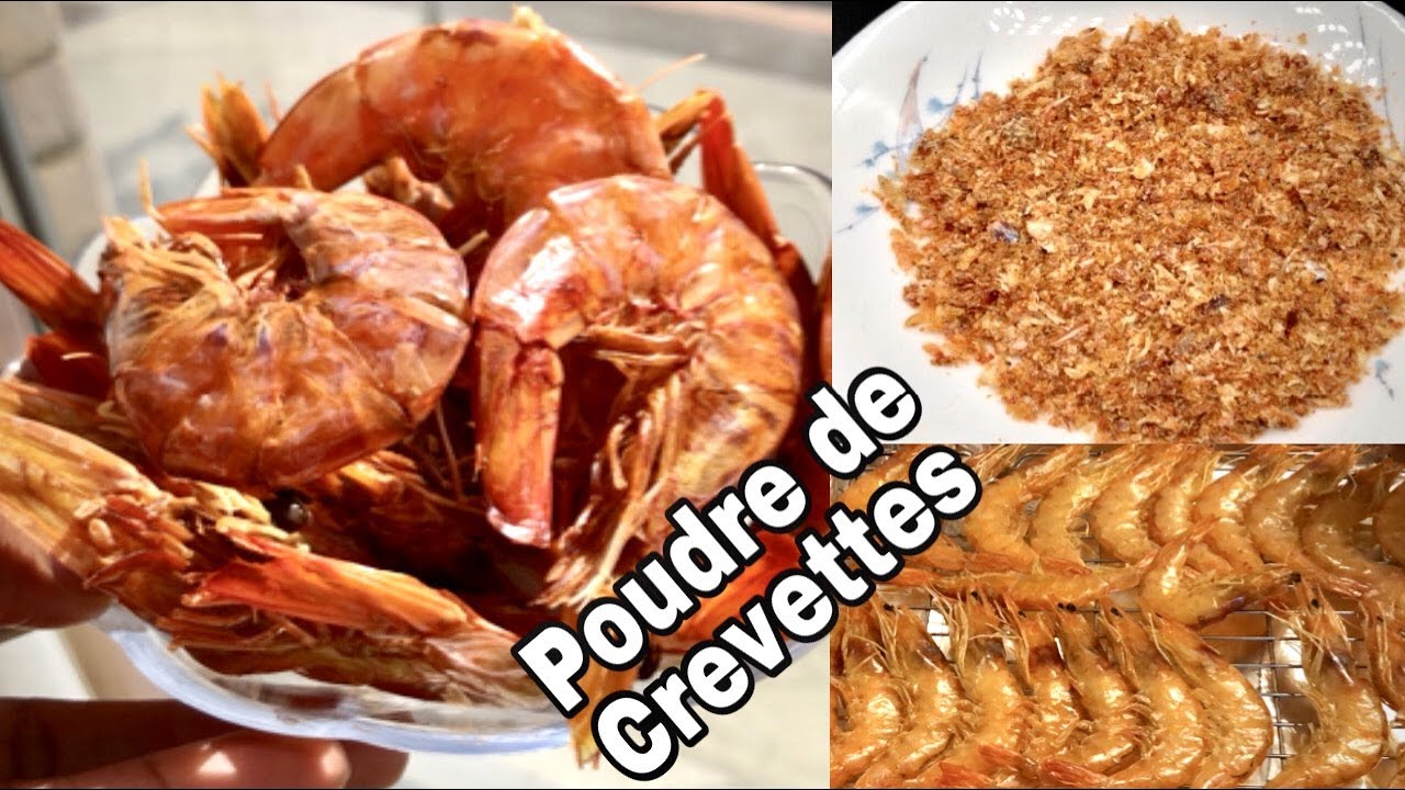 Poudre de crevettes séchées