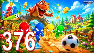 Stickman Party - Gameplay Part 376 - Random Funny MiniGames 1 2 3 4 Plyer Free New Update Adventure