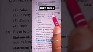 Ladko sath hi aisaa kyun hota hai 🫪.. Subscribe more MCQs 📚🎯🩺.. Comment your answer.Neet Aspirants 🩺