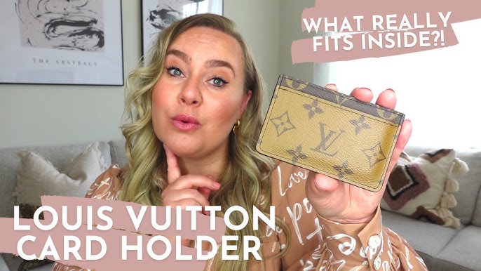 Louis Vuitton Double Card Holder with Hot stamp review 