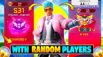 Finally grandmaster done ✅ with random players !!!  | Cs rank grandmaster push