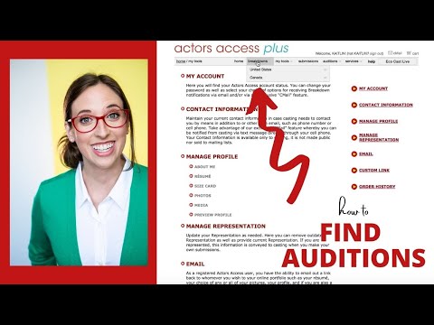 How To Submit to CASTING Breakdowns On Actors Access | Where To Find Acting Auditions
