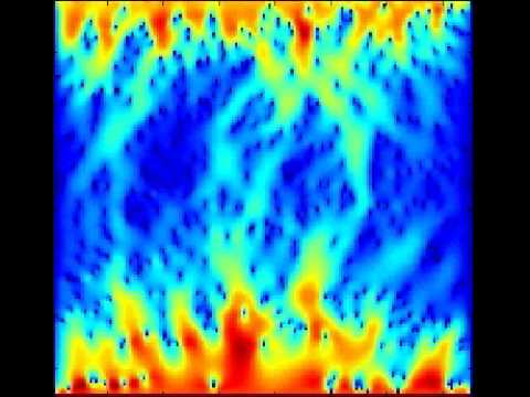 Lattice Boltzmann Method Flow through porous medium 0.98 - YouTube