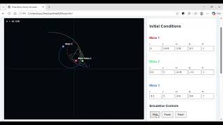 Three Body Gravity Simulator 15
