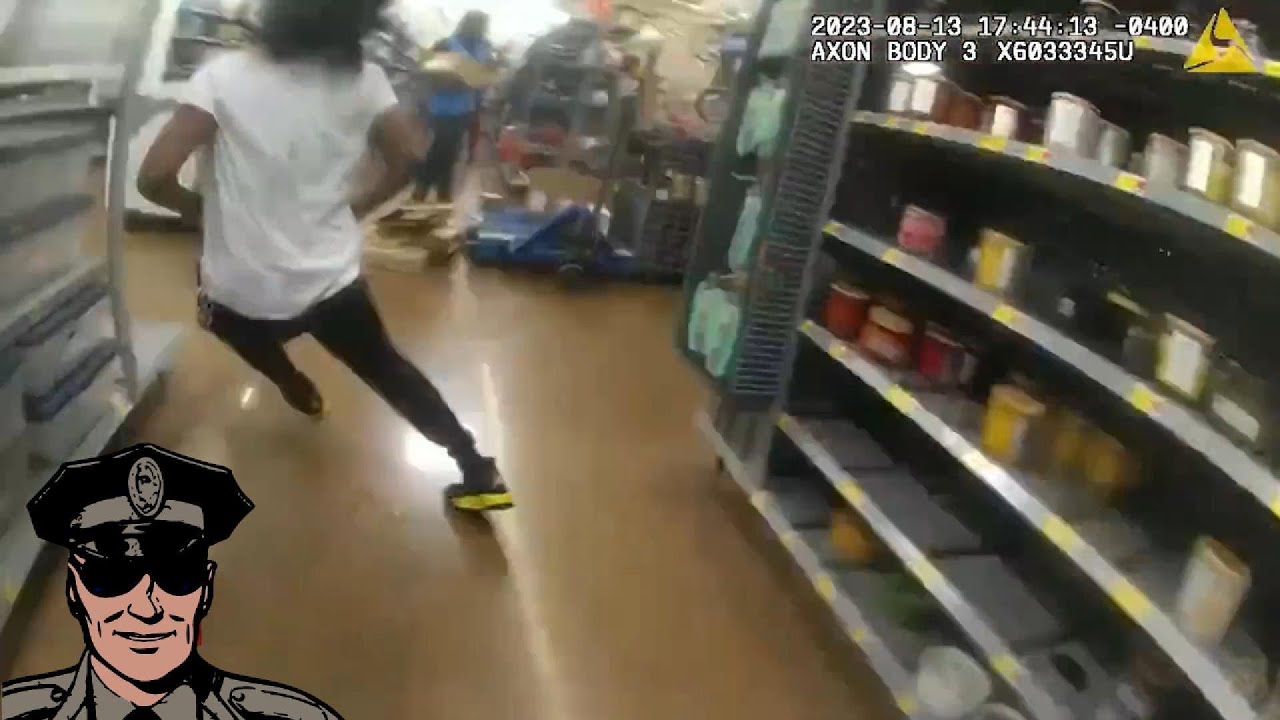 Wild Walmart Foot Chase! Suspects Arrested by Ohio Police - YouTube