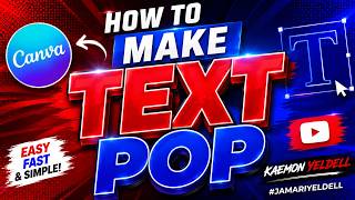 How To Make Text Pop In Canva (Tutorial)