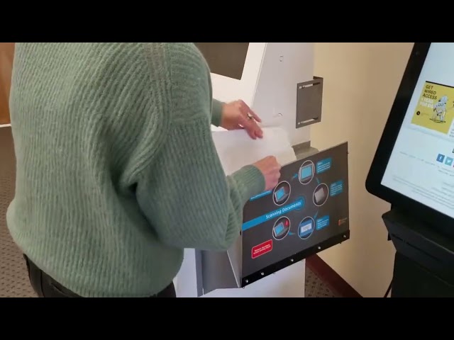 Scanning Documents with Zamok Kiosk Management Software