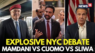 NYC MAYORAL Debate: Mamdani vs Cuomo vs Sliwa | New Polls, Israel Debate & 2025 Race Heats Up | N18G