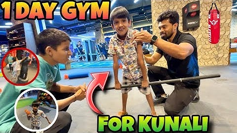 Kunali ka 1st Day in gym 🏆ll Sourav Joshi vlogs