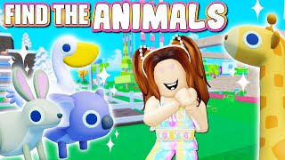 🐈🐶 How I Found All My Favorite Animals In Find The Animals 🐶🐈 (Roblox)