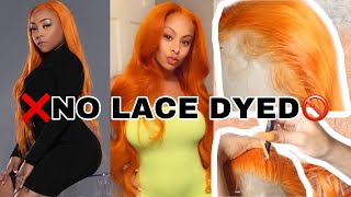 PROTECT LACE FROM DYE | ARROGANT TAE INSPIRED ORANGE HAIR + PLUCK FRONTAL | FOREVER ESSYNCE