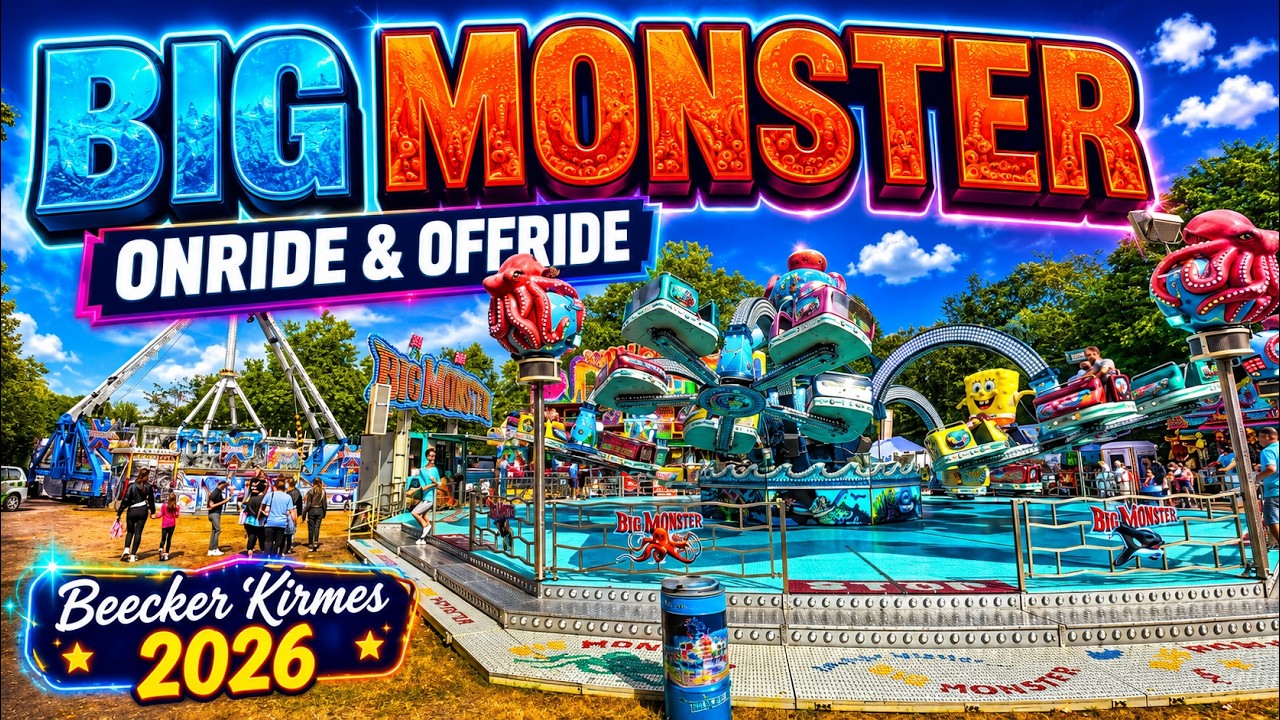 Big Monster Krameyer Onride & Offride 🎡 Beecker Kirmes 2026 Duisburg